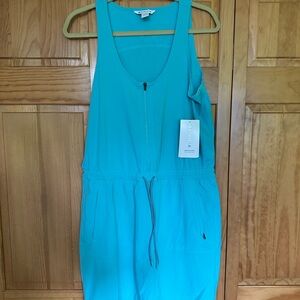Athleta Aqua Blue Sleeveless Dress